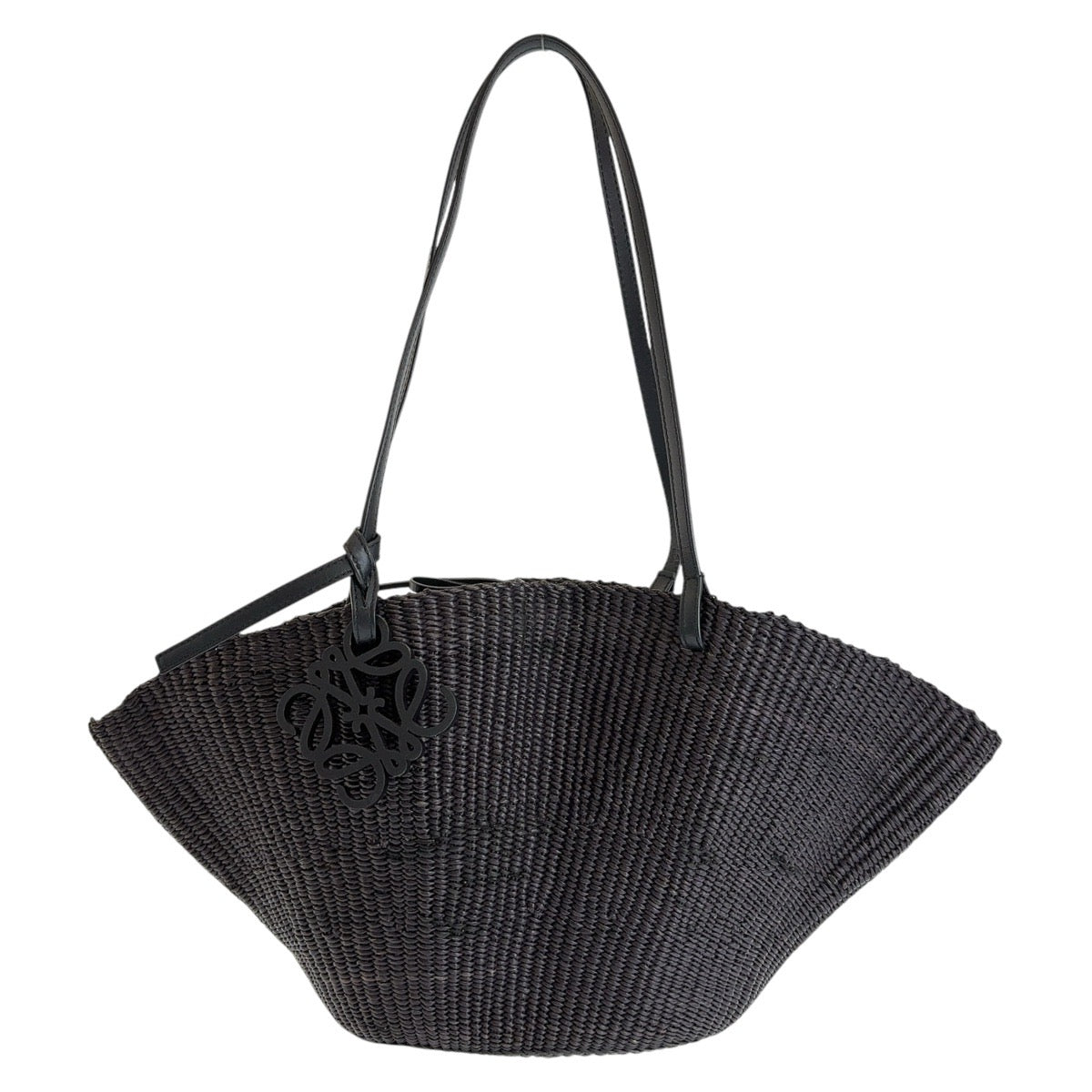 Loewe Leather Shell Basket Shoulder Bag