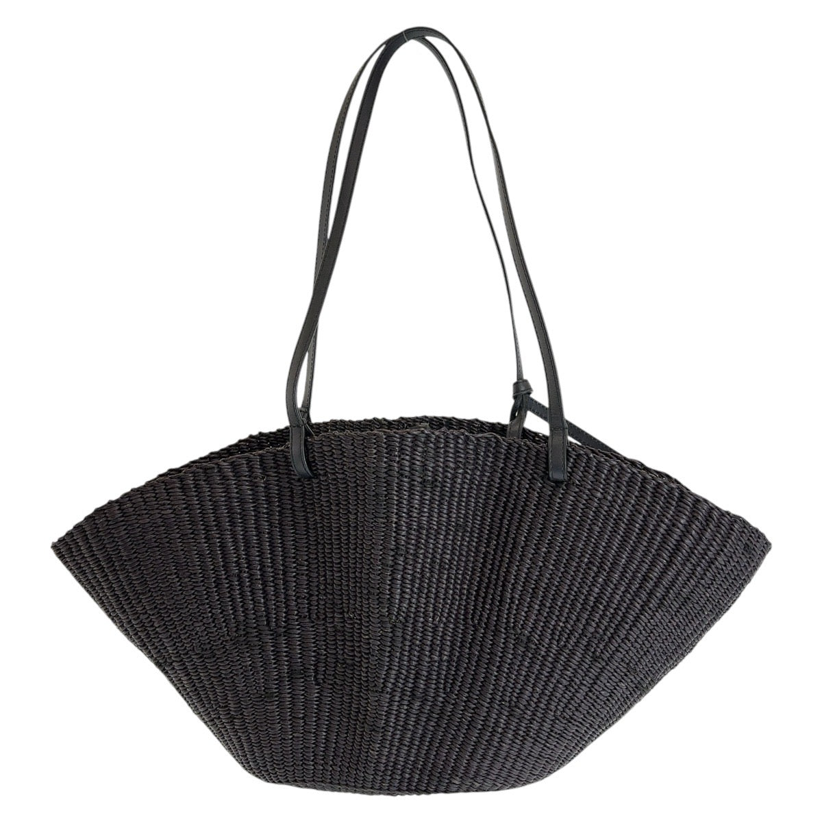 Loewe Leather Shell Basket Shoulder Bag