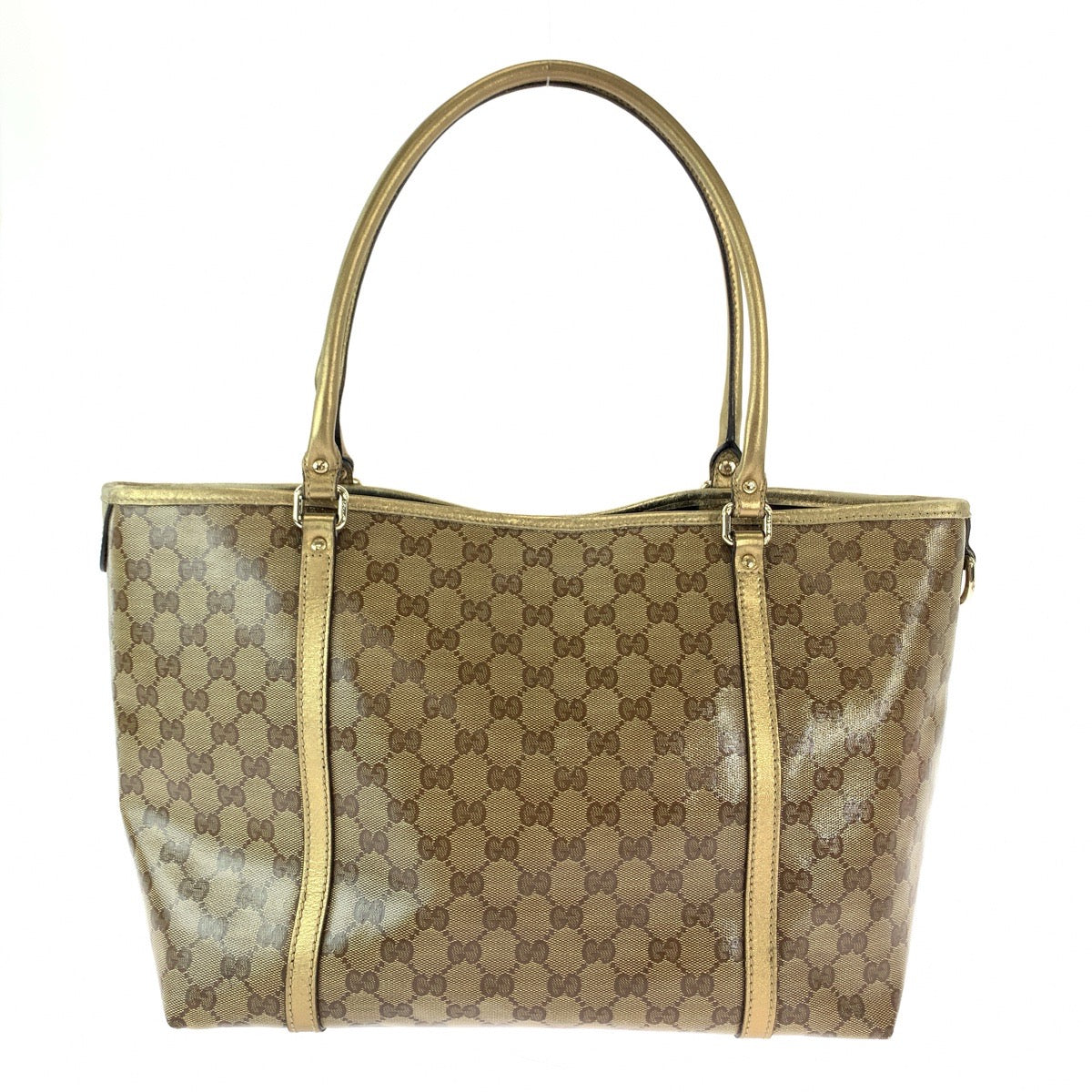 Gucci GG Supreme Canvas Crystal Tote Bag