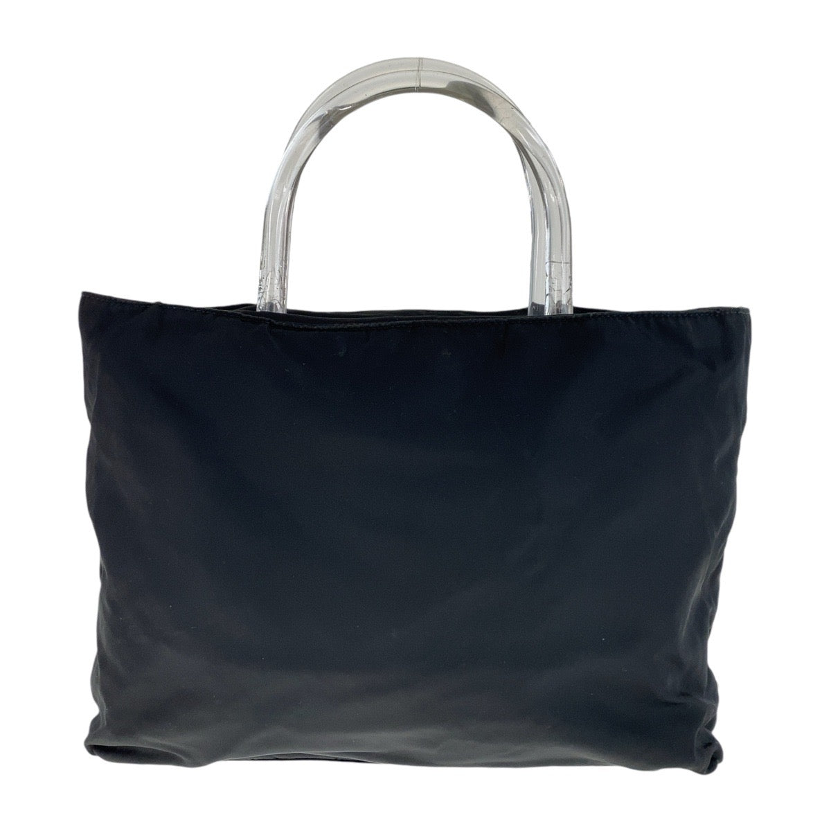 Prada Nylon Plastic Tessuto Logo Tote Bag