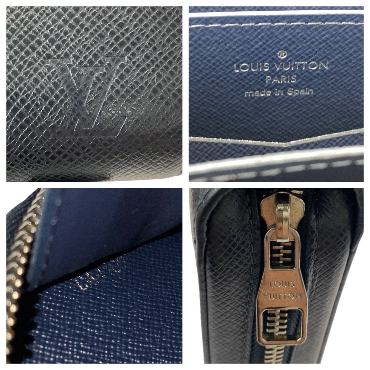 Louis Vuitton Taiga Zippy XL Leather Wallet