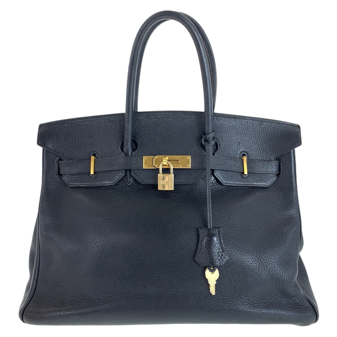 Hermes Birkin 35 Black Togo Tote Bag