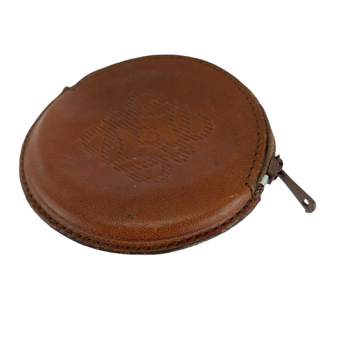 Loewe Anagram Leather Suede Coin Case