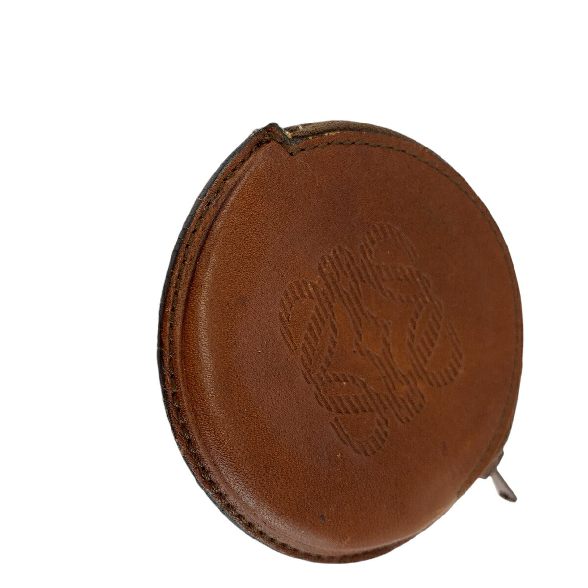 Loewe Anagram Leather Suede Coin Case