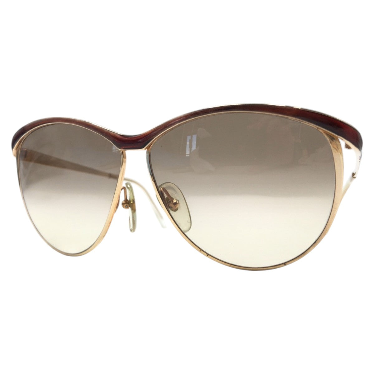 Dior Vintage CD Logo Sunglasses Brown