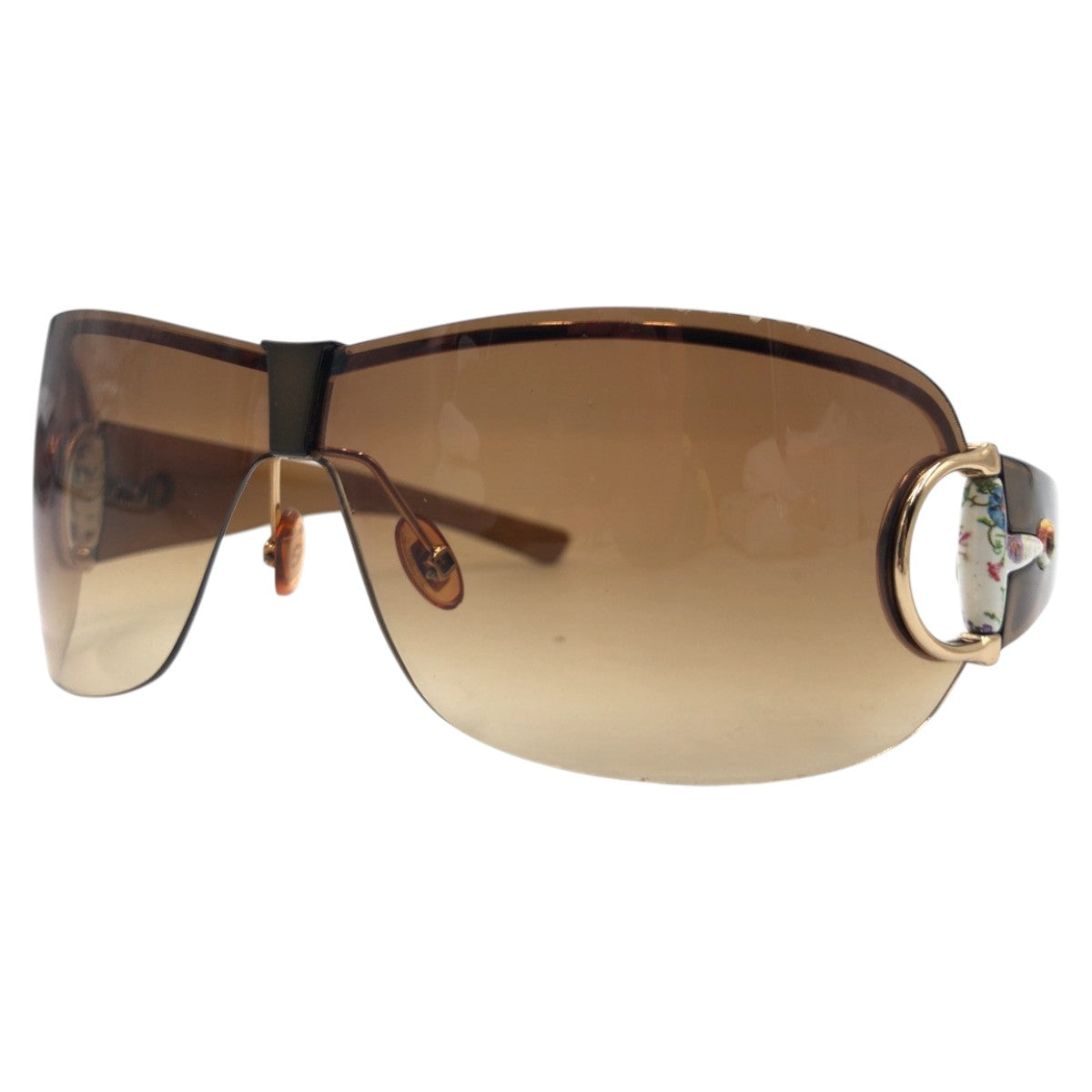 Gucci Horsebit Brown Plastic Sunglasses GG2746/S