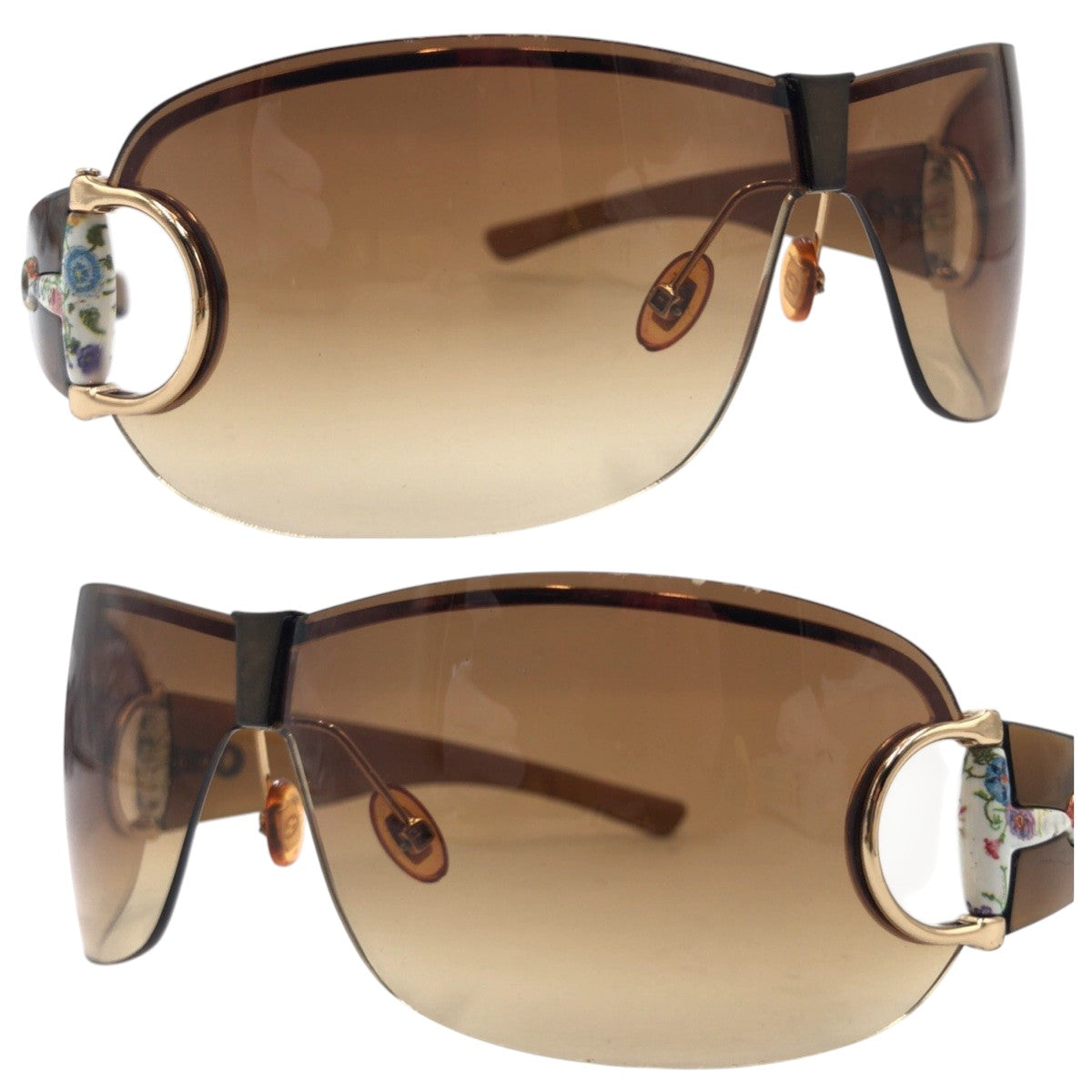 Gucci Horsebit Brown Plastic Sunglasses GG2746/S