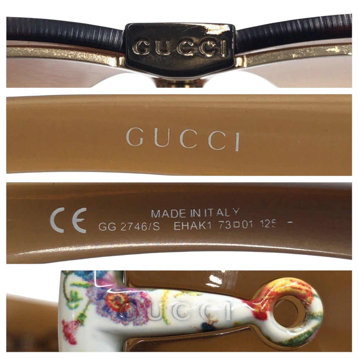 Gucci Horsebit Brown Plastic Sunglasses GG2746/S