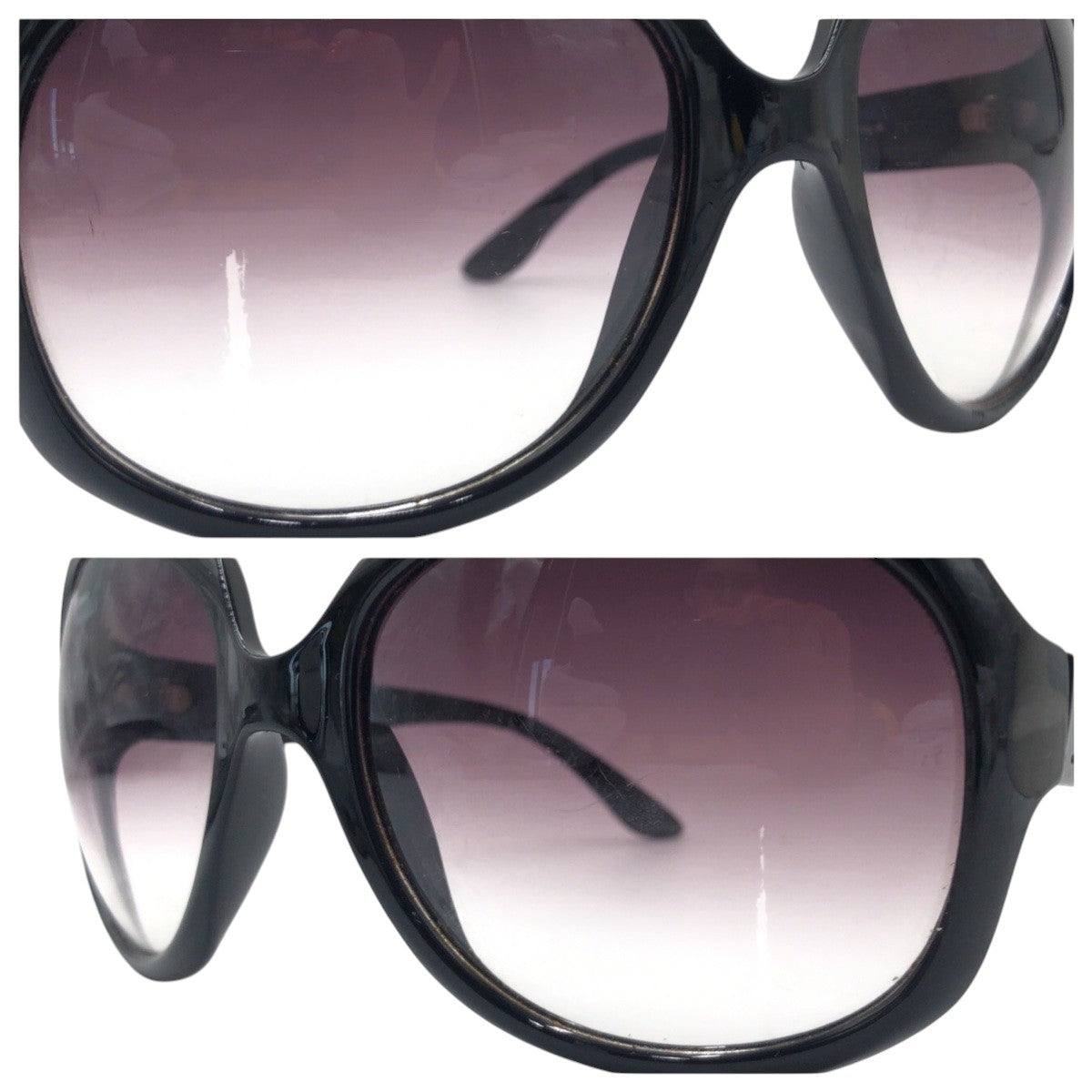 Dior Glossy1 Black Plastic Sunglasses