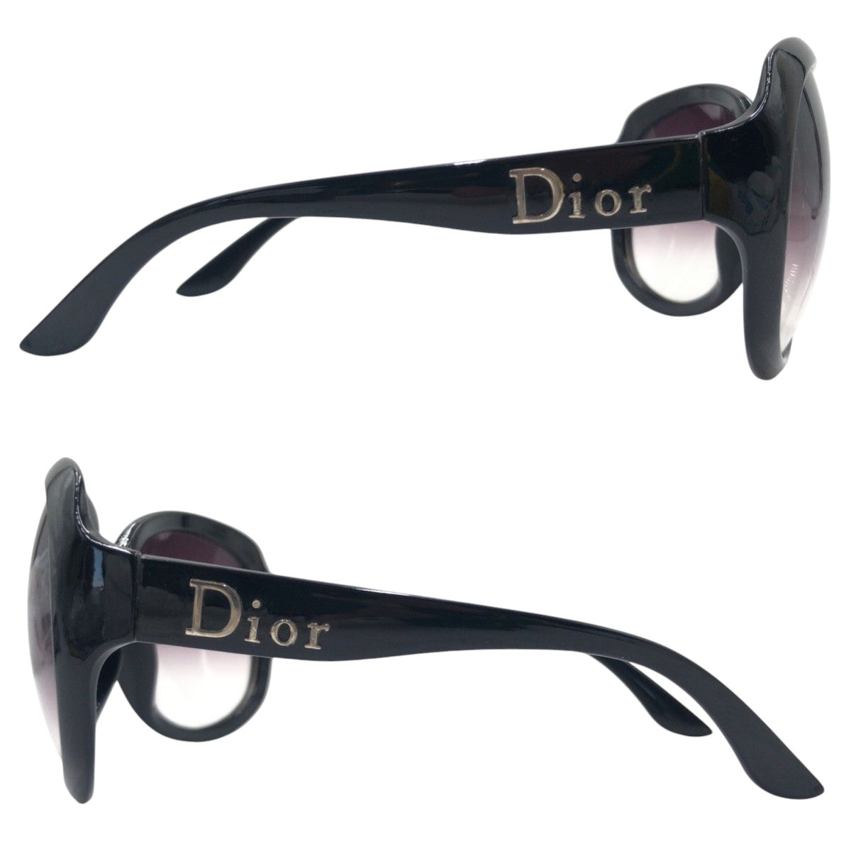 Dior Glossy1 Black Plastic Sunglasses