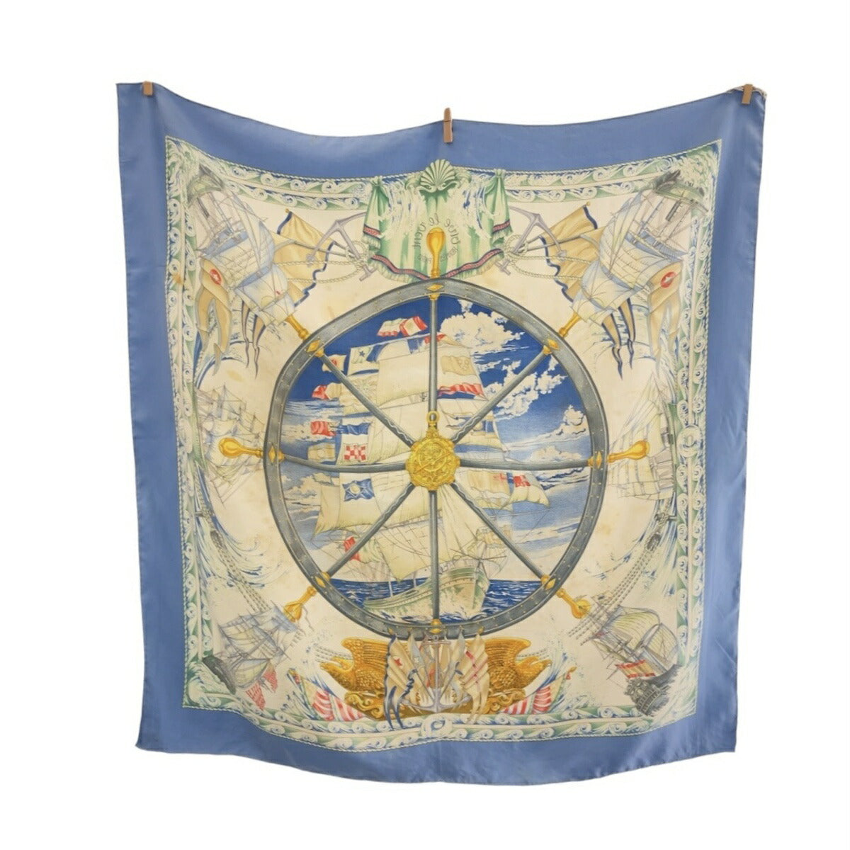 Hermes Silk Scarf Vive le vent