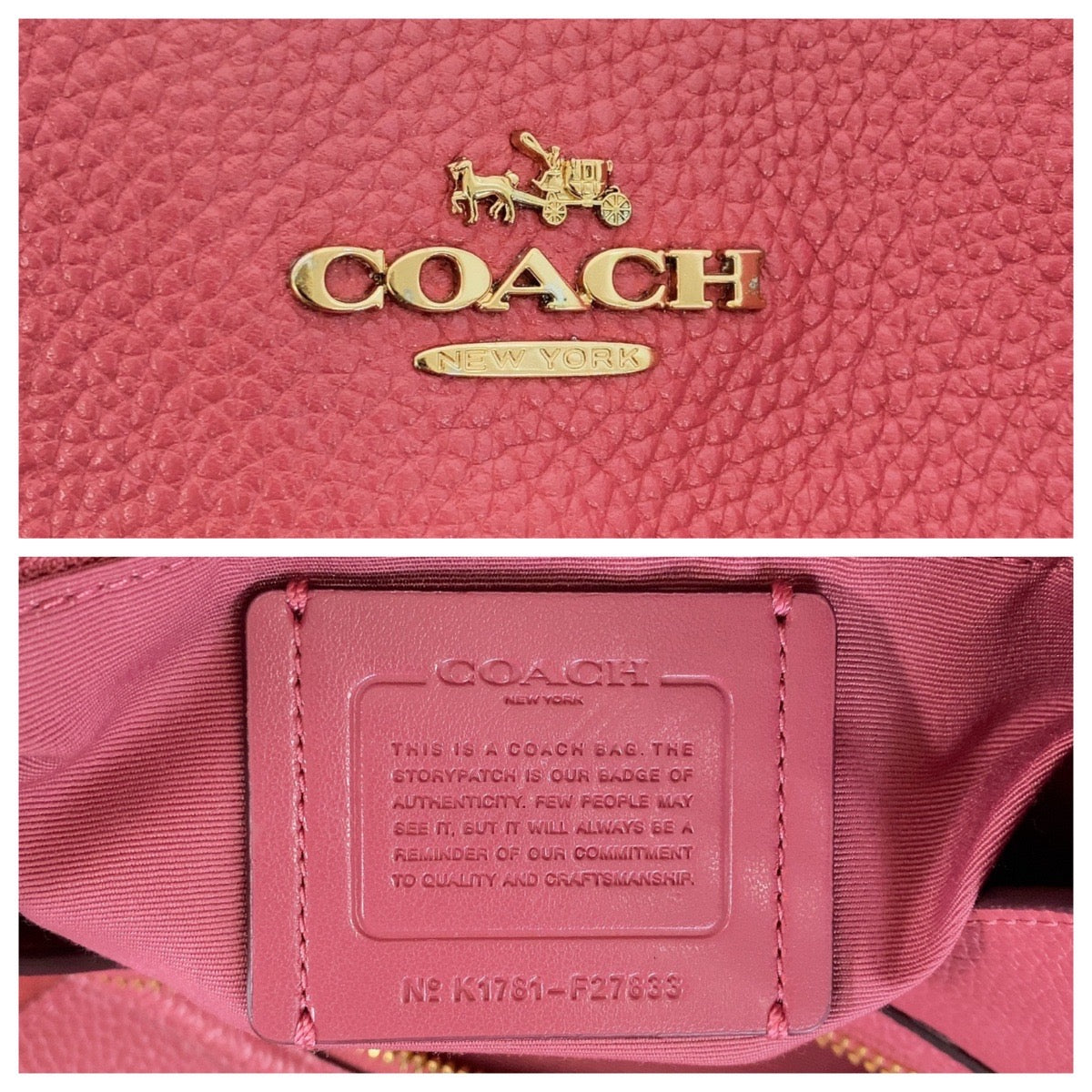 Coach Madison Leather Hobo Tote Bag