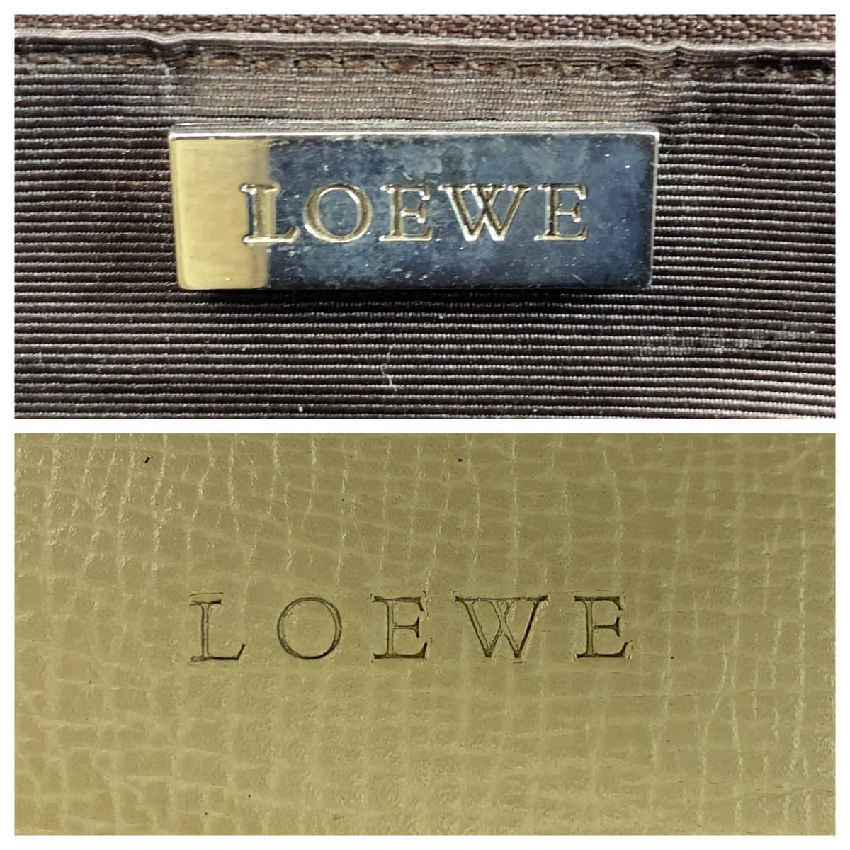 Loewe Vintage Leather Handbag Shoulder Bag