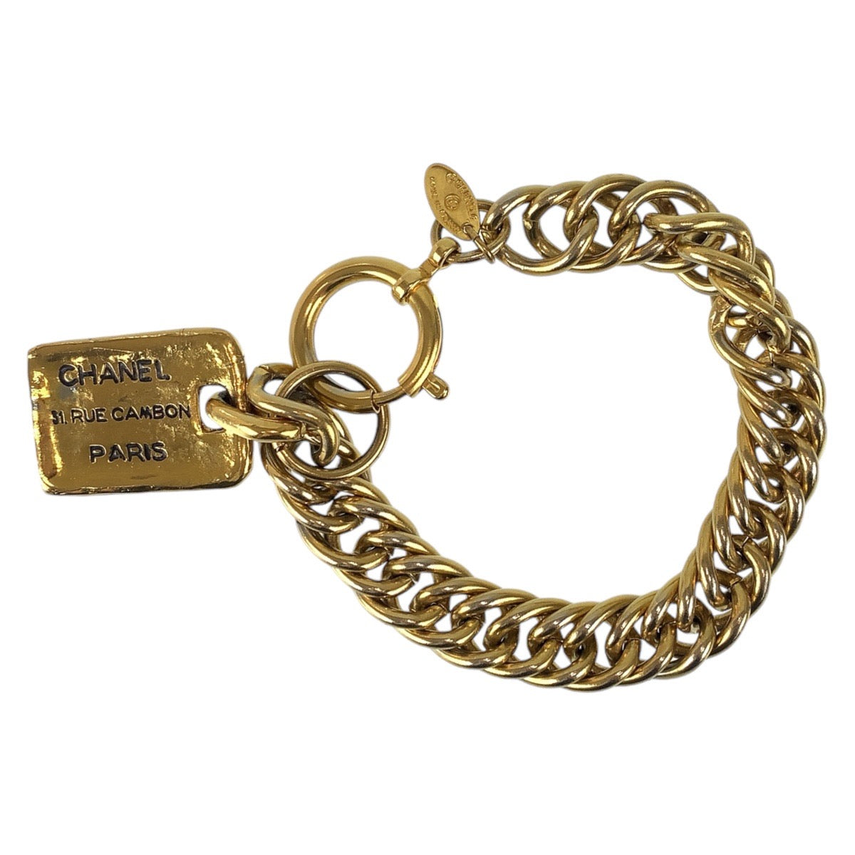 Chanel Vintage Gold Plated Bracelet