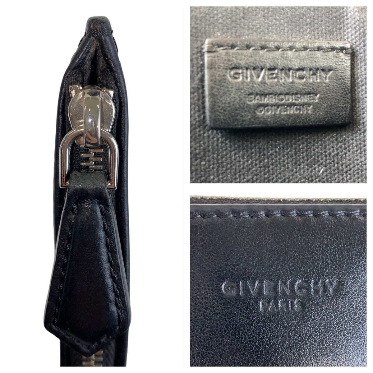 Givenchy Bambi Leather Clutch Bag