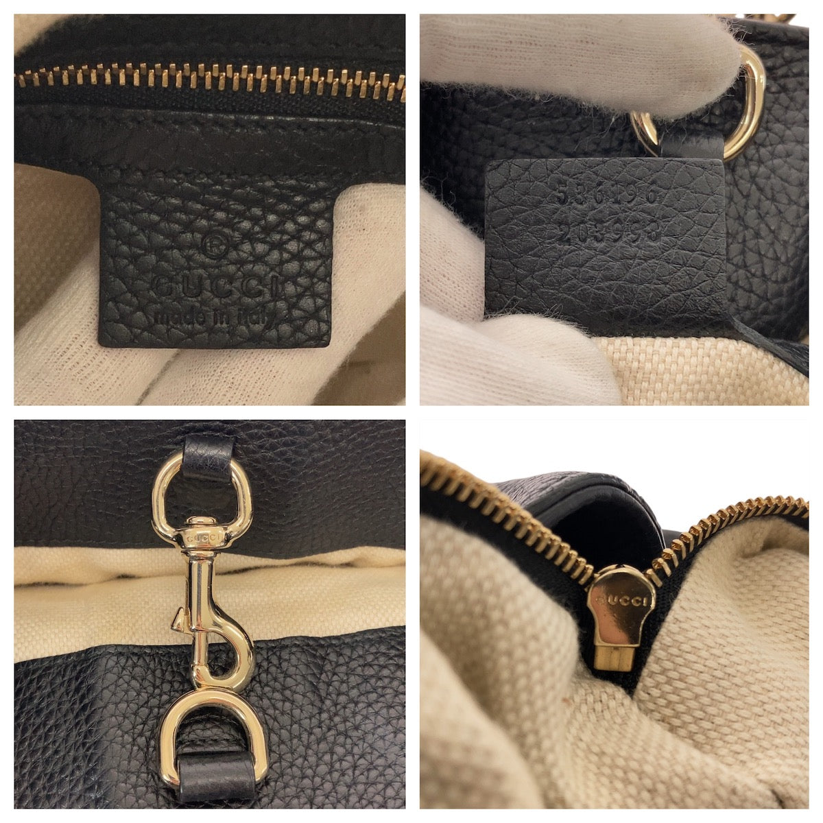 Gucci Soho Interlocking Leather Tote Bag