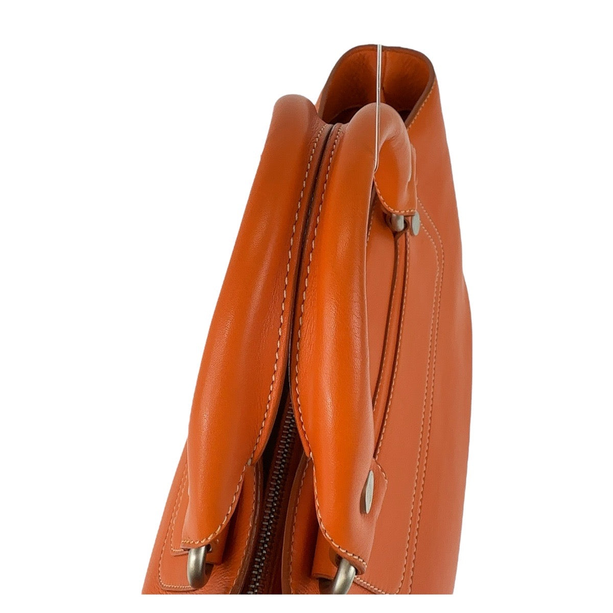 Celine Leather Boogie Bag Orange Handbag