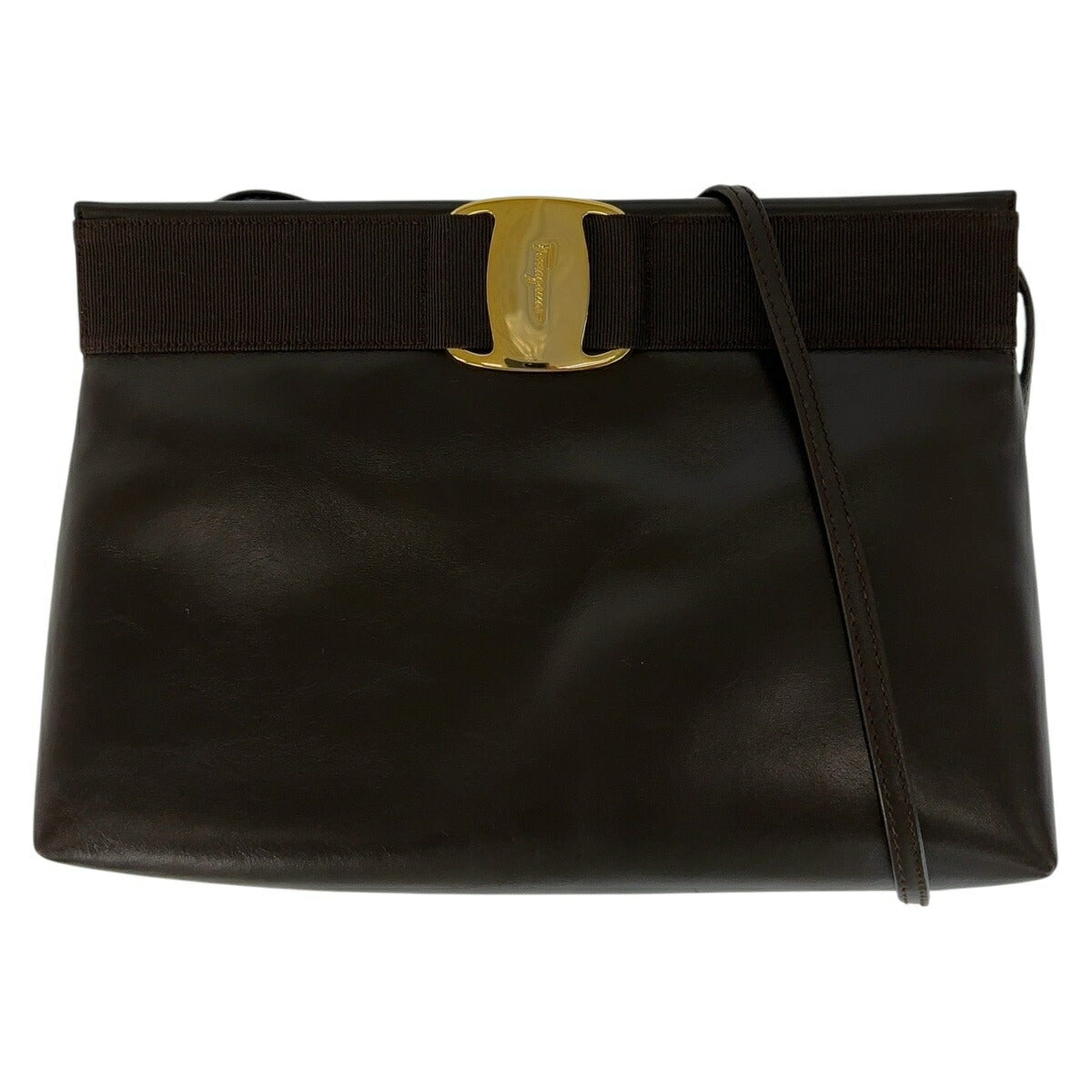 Salvatore Ferragamo Vara Leather Shoulder Bag