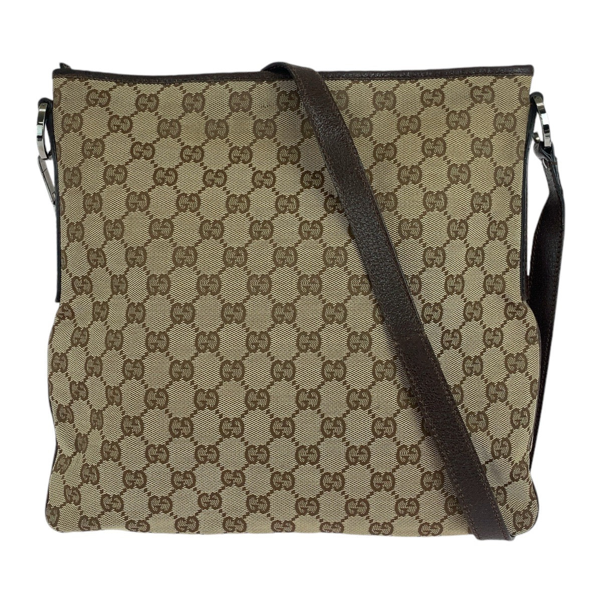 Gucci Beige GG Canvas Shoulder Bag