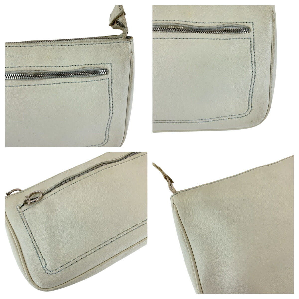 Salvatore Ferragamo Leather Gancini Shoulder Bag