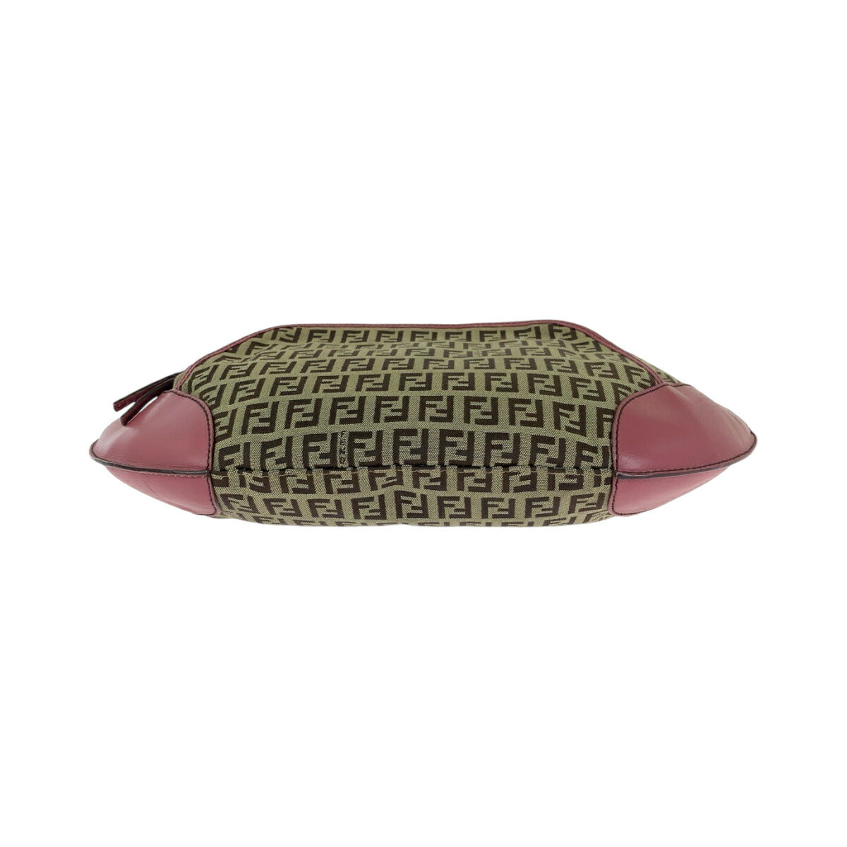 Fendi Zucchino Chef Hobo Canvas Shoulder Bag