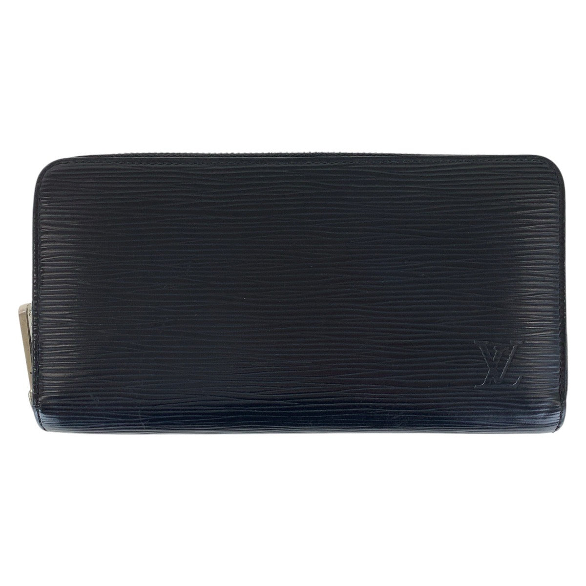 Louis Vuitton Epi Zippy Wallet Black Leather