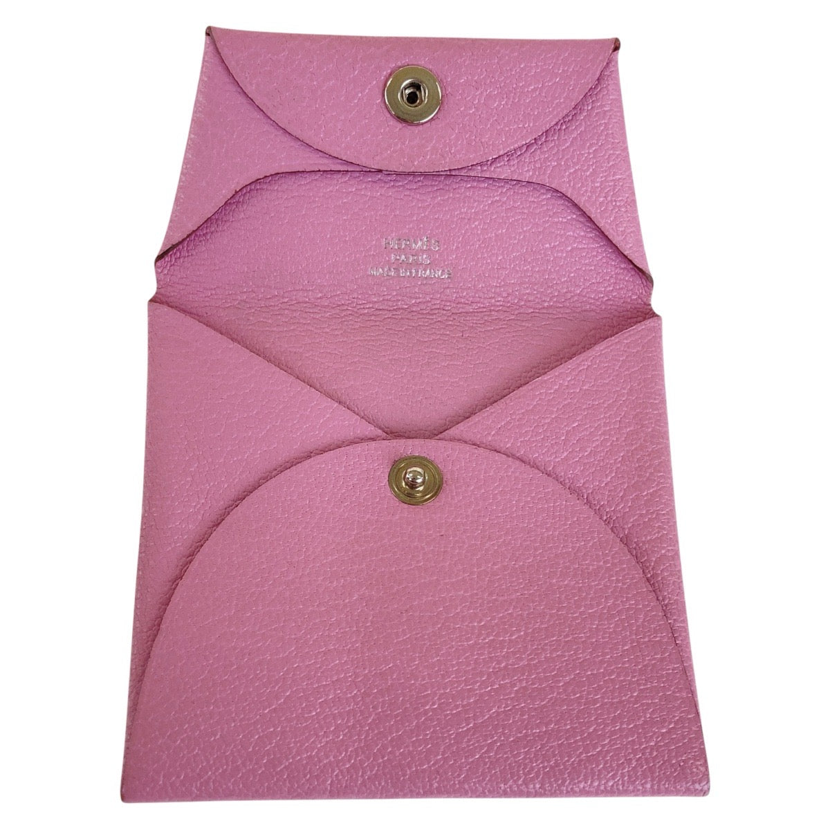 Hermes Chevre Bastia Coin Case Pink