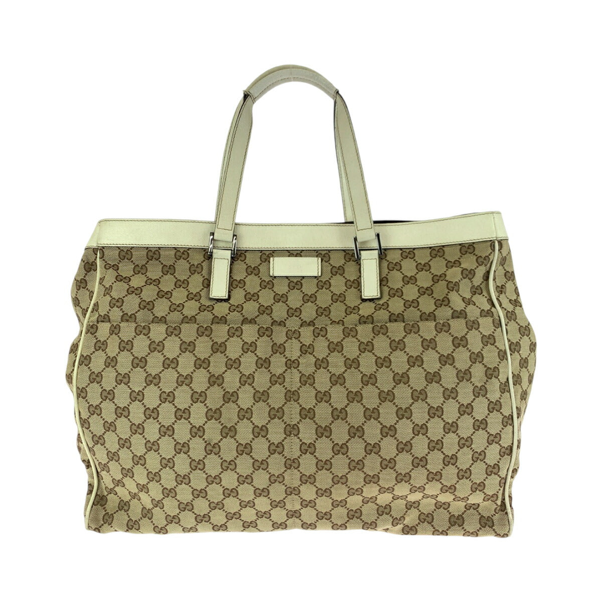 Gucci Beige GG Canvas Tote Bag