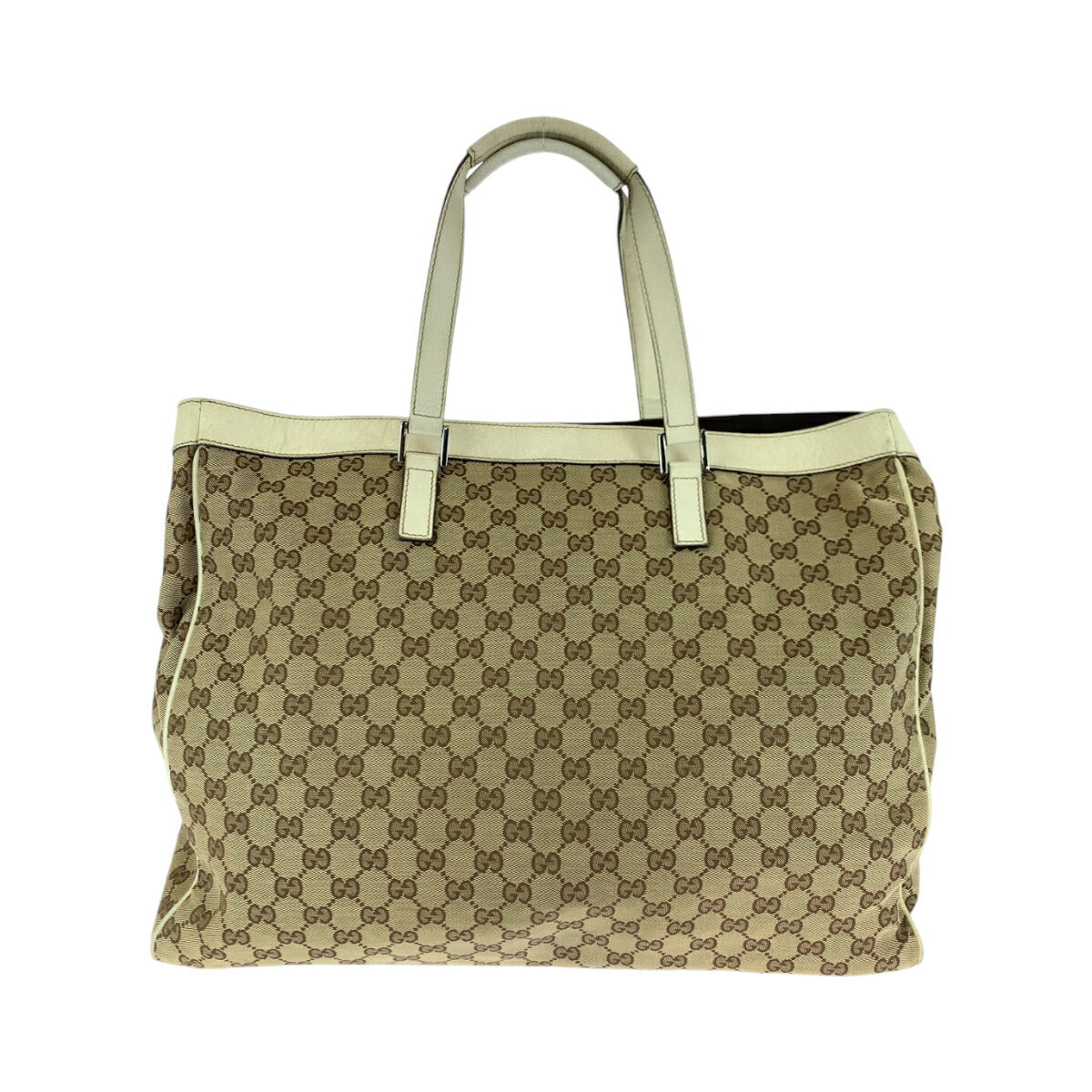 Gucci Beige GG Canvas Tote Bag