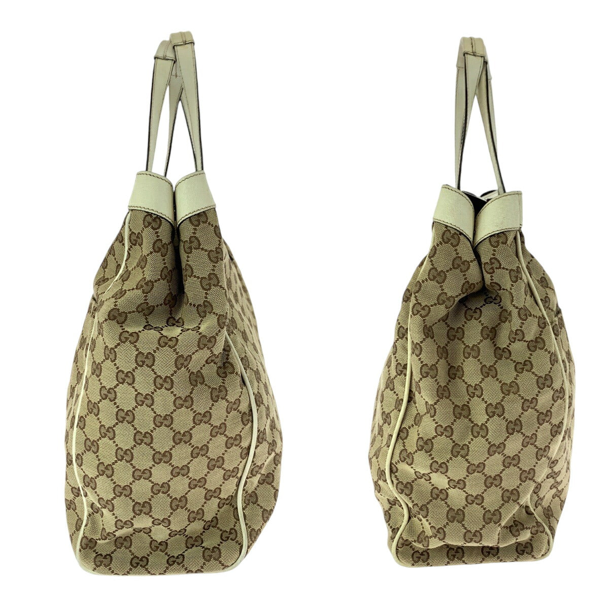 Gucci Beige GG Canvas Tote Bag