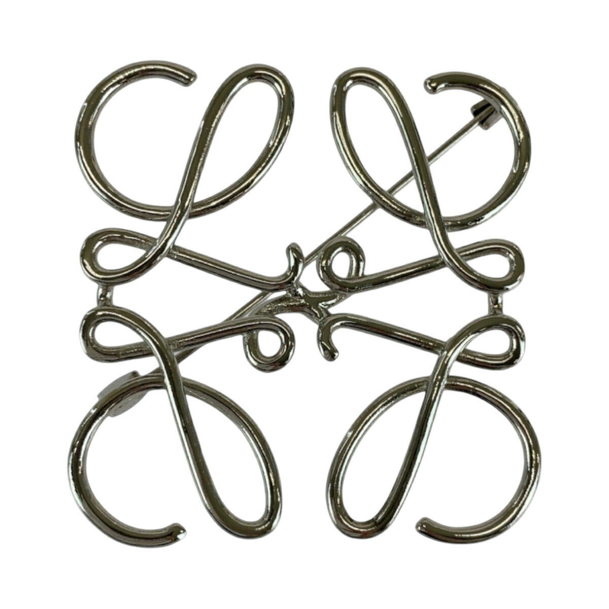 Loewe Anagram Metal Brooch