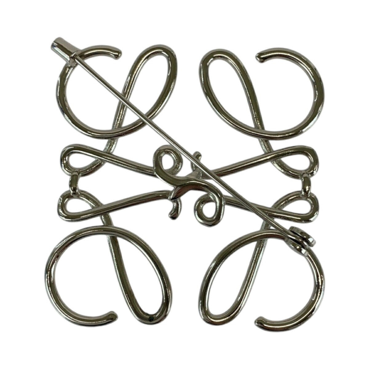 Loewe Anagram Metal Brooch