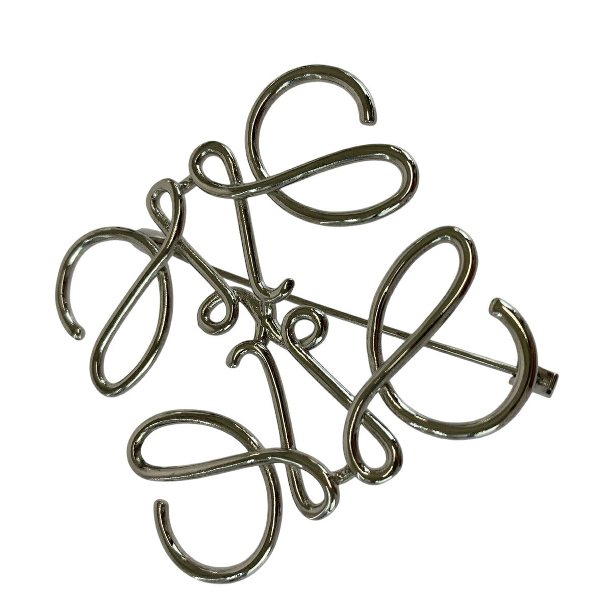 Loewe Anagram Metal Brooch