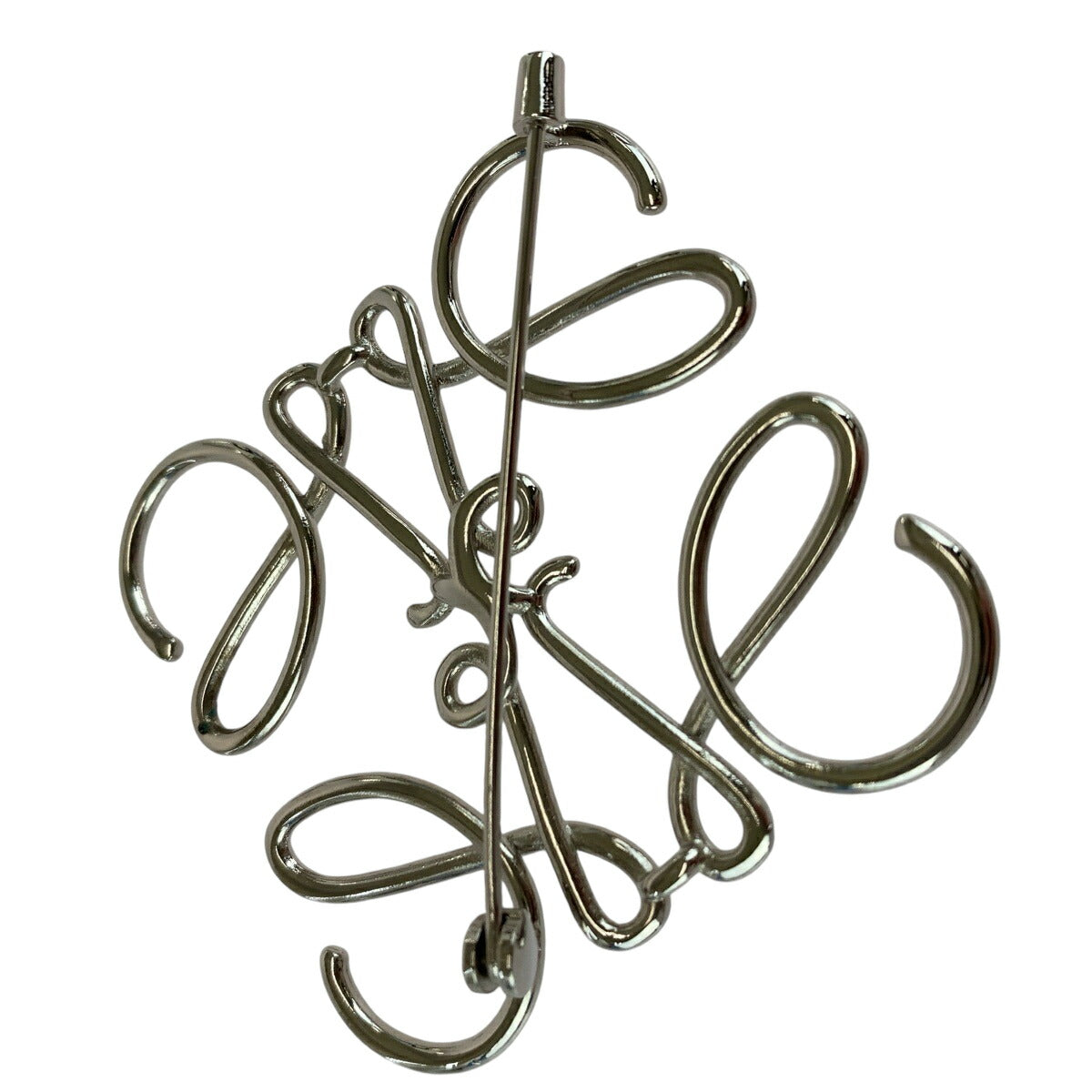 Loewe Anagram Metal Brooch