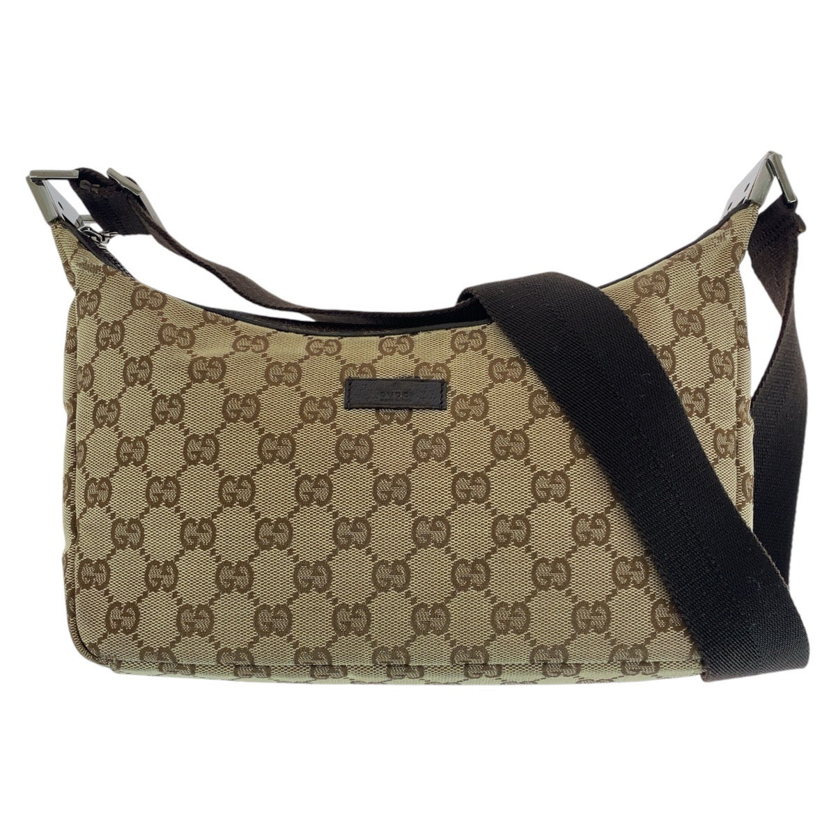 Gucci GG Canvas Leather Shoulder Bag