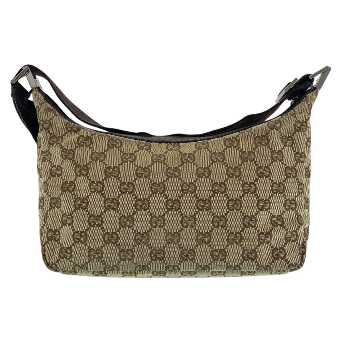 Gucci GG Canvas Leather Shoulder Bag