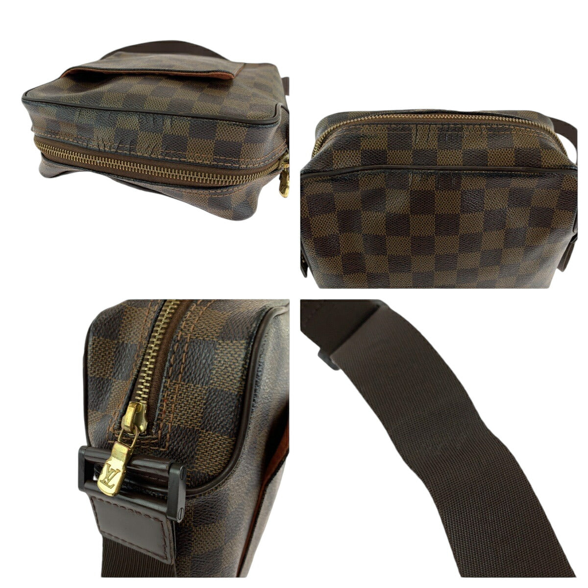 Louis Vuitton Damier Olaf PM Shoulder Bag N41442