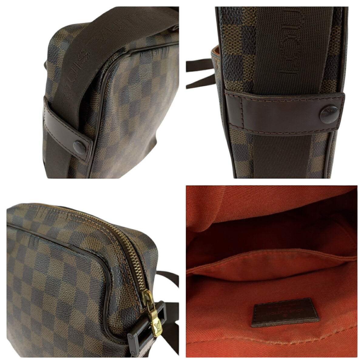 Louis Vuitton Damier Olaf PM Shoulder Bag N41442