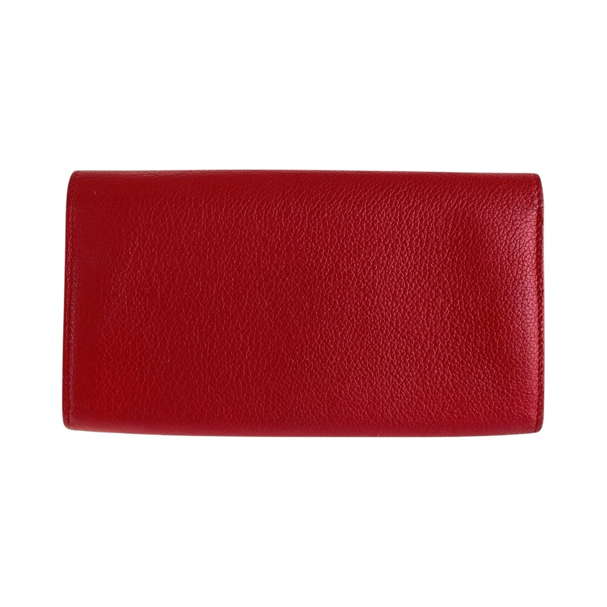 Louis Vuitton Lockme Red Leather Long Wallet