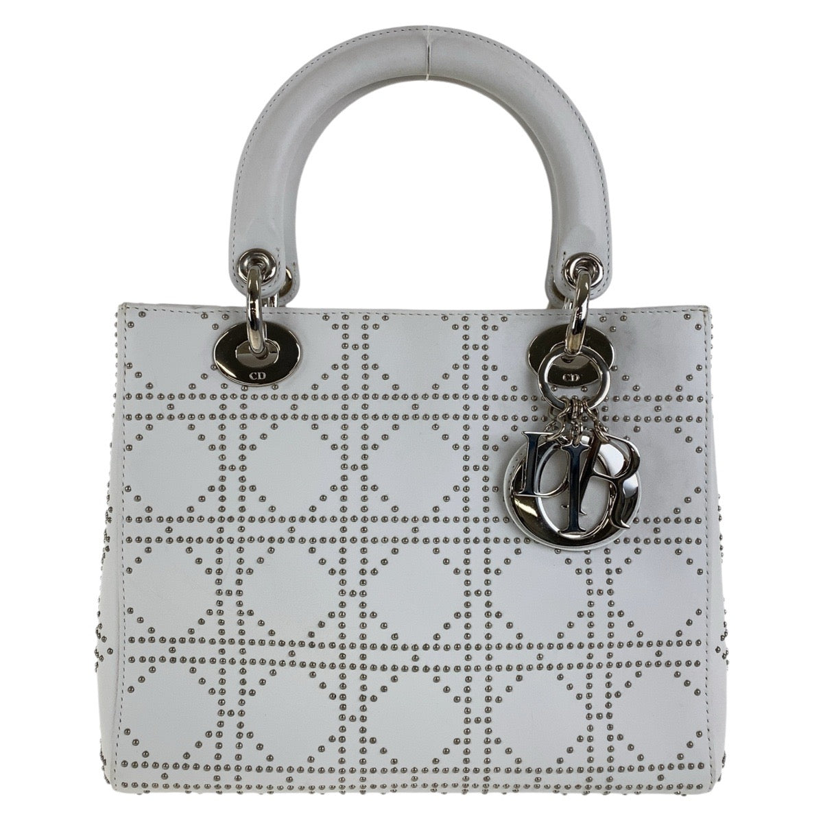 Dior Cannage Studded Lady Dior Medium Tote