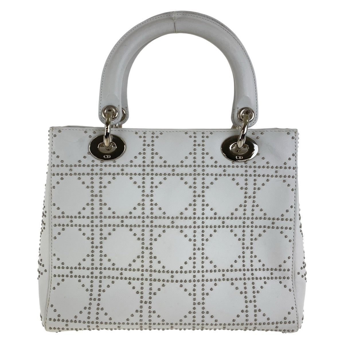 Dior Cannage Studded Lady Dior Medium Tote