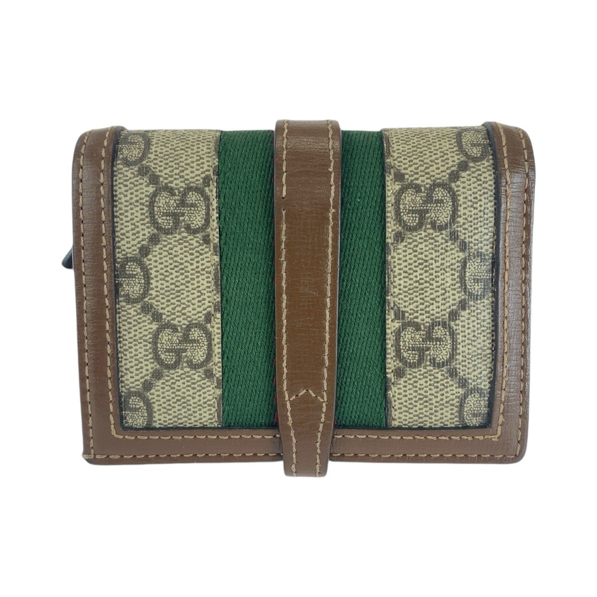 Gucci Jackie Brown Multicolor Compact Wallet