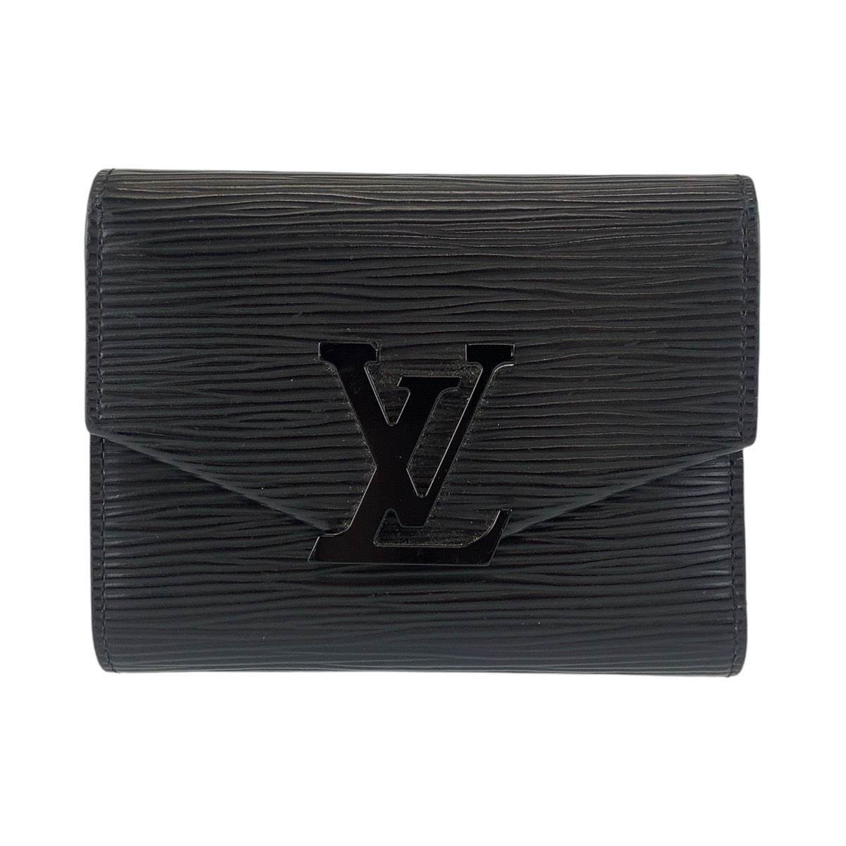 Louis Vuitton Epi Leather Victorine Wallet Black