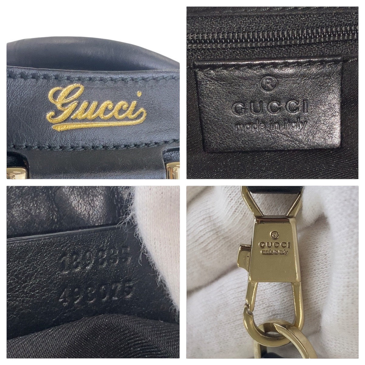 Gucci Leather Abby Hobo Shoulder Bag