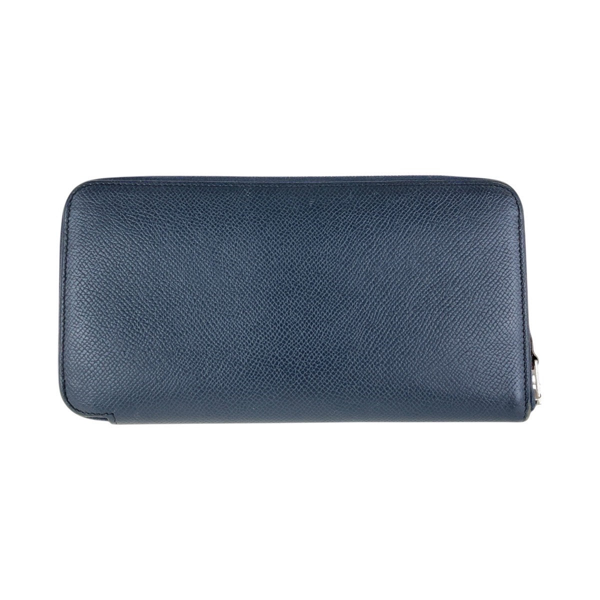 Hermes Azap Long Silk In Wallet Blue Indigo