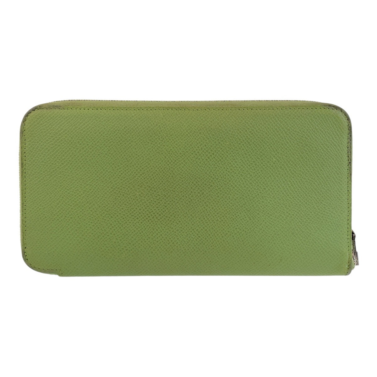 Hermes Azap Long Silk In Wallet Green