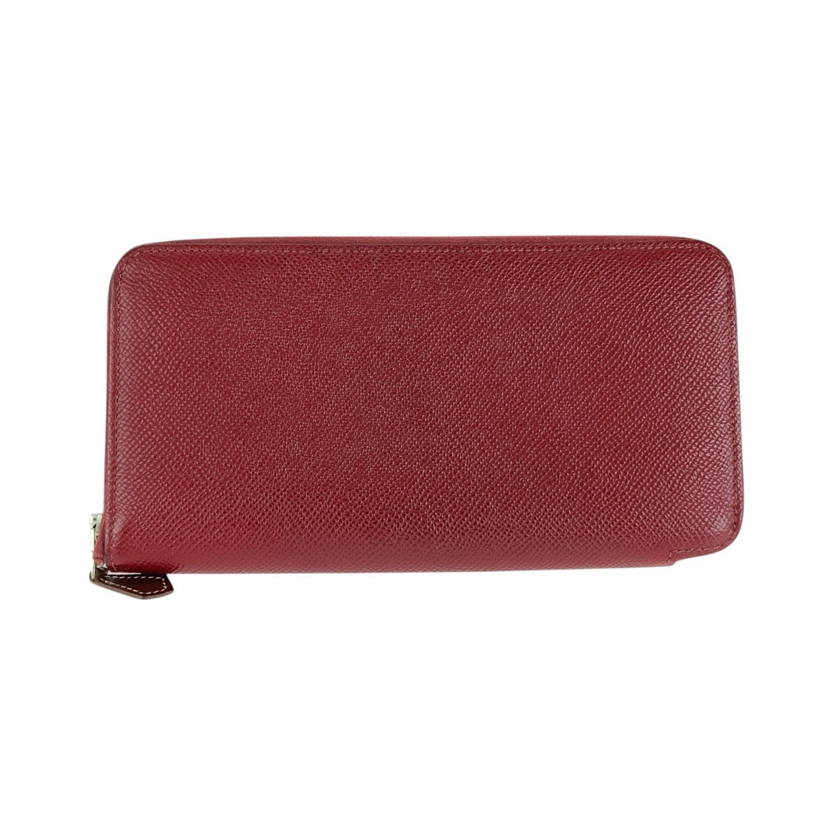 Hermes Azap Long Silk In Wallet Bordeaux