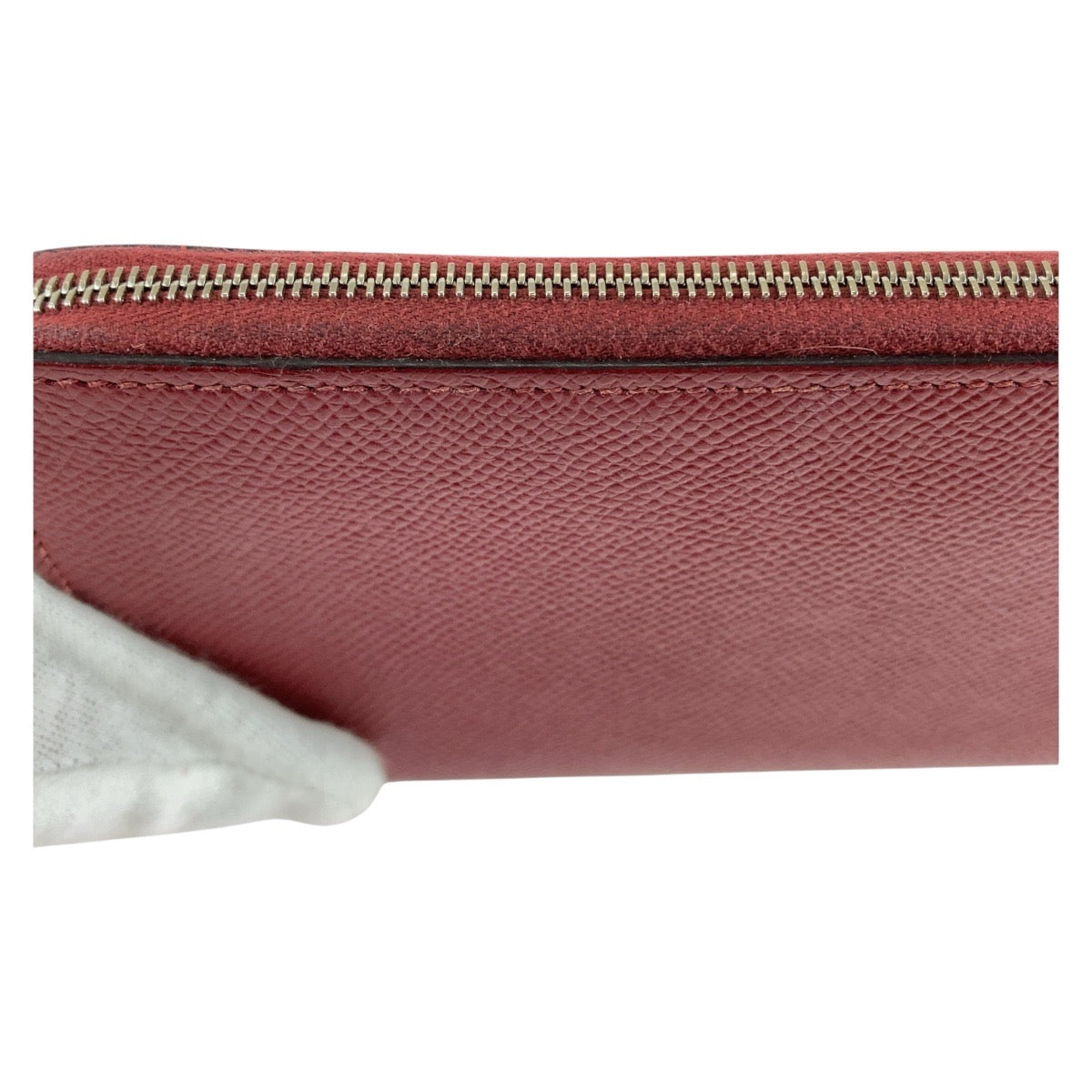 Hermes Azap Long Silk In Wallet Bordeaux