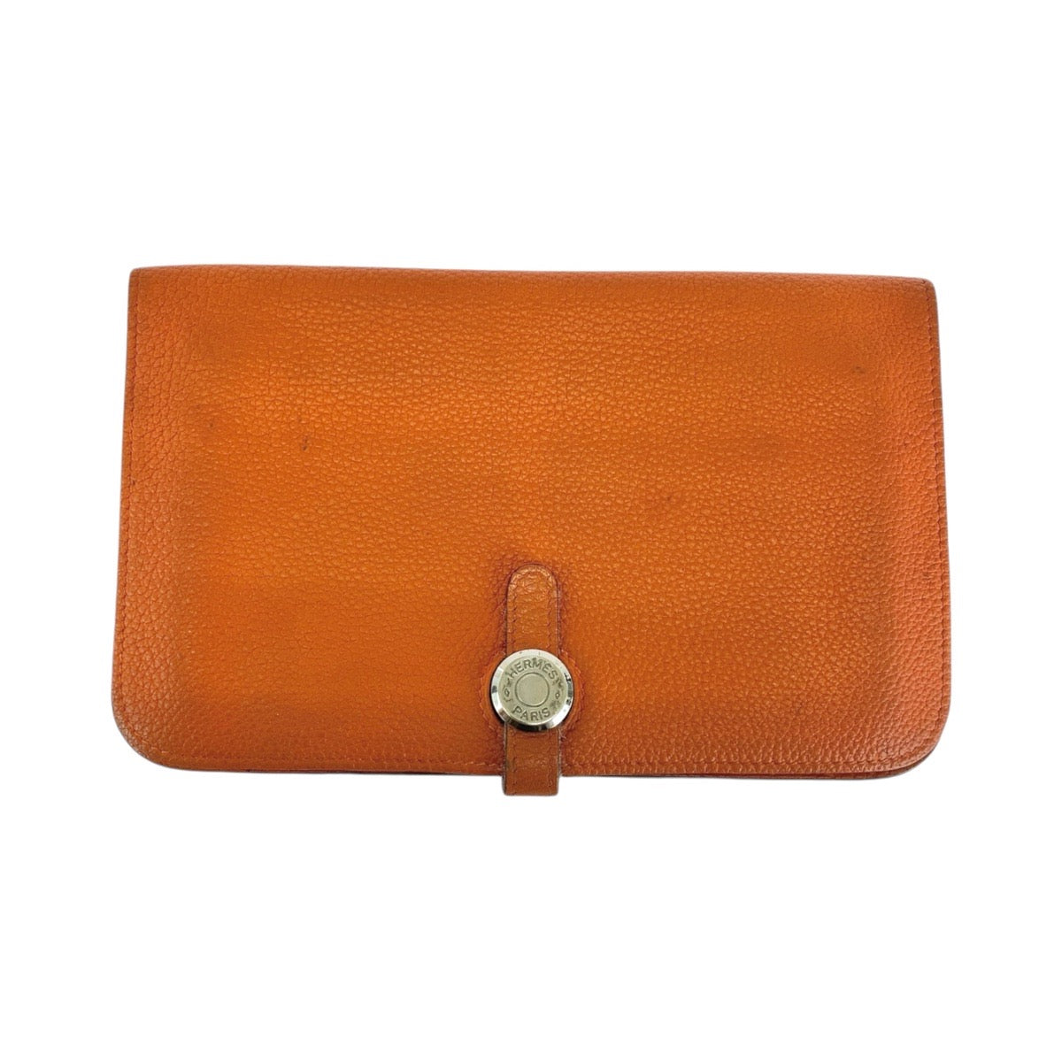 Hermes Dogon GM Long Wallet Orange