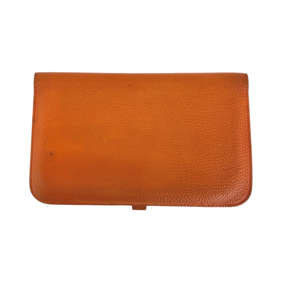 Hermes Dogon GM Long Wallet Orange